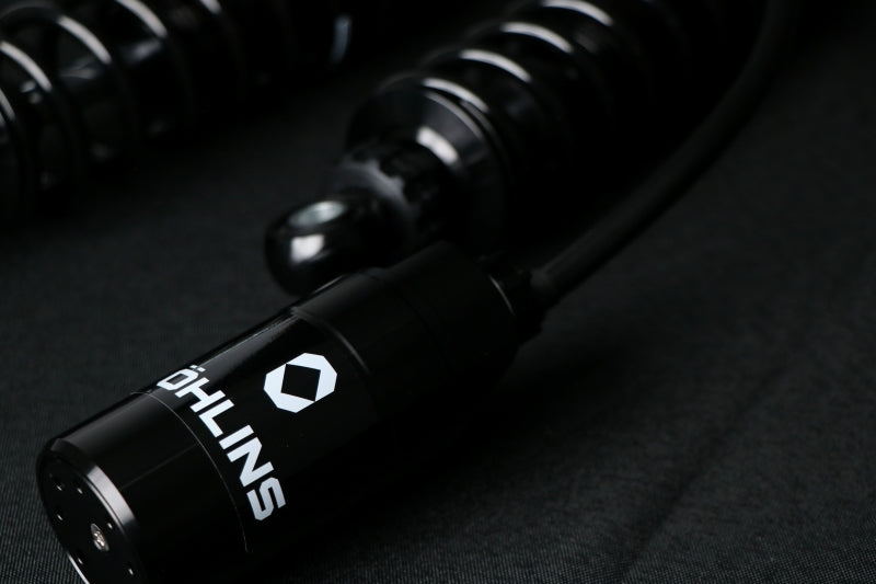 Ohlins 14-26 Harley FL Touring STX 36 Twin Blackline 12in Blk Reservoir Shocks - Standard Springs