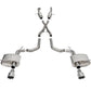Corsa 18-22 Dodge Durango SRT 392 Cat-Back 2.75in Dual Rear Exit Sport 4.5in Polished Tips