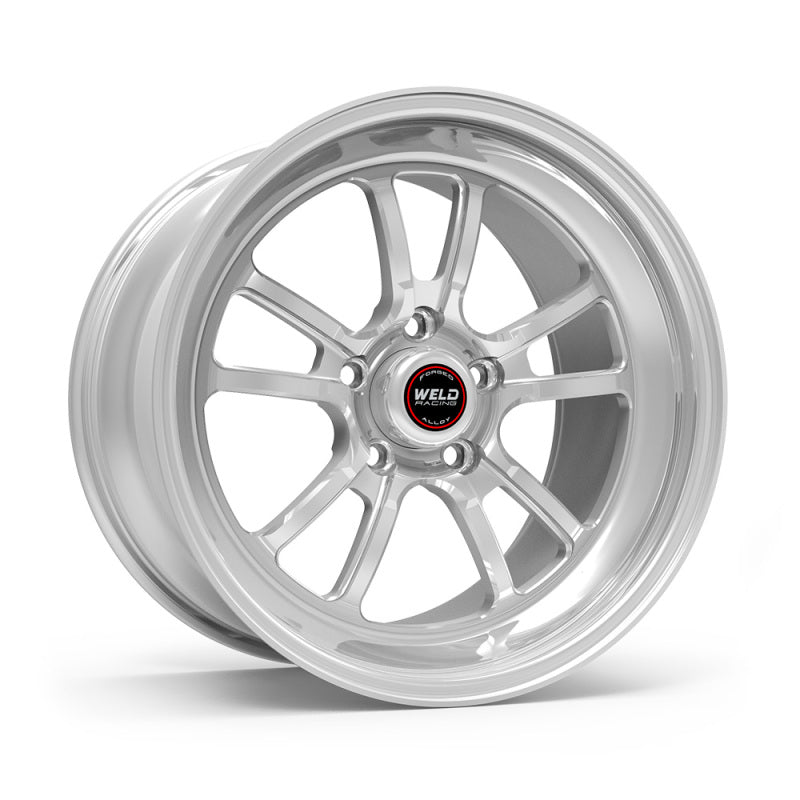 Weld S70 RT-S 17x8in / 5x114.3 BP / 5.3in. BS - Polished Center - Polished Shell Wheel