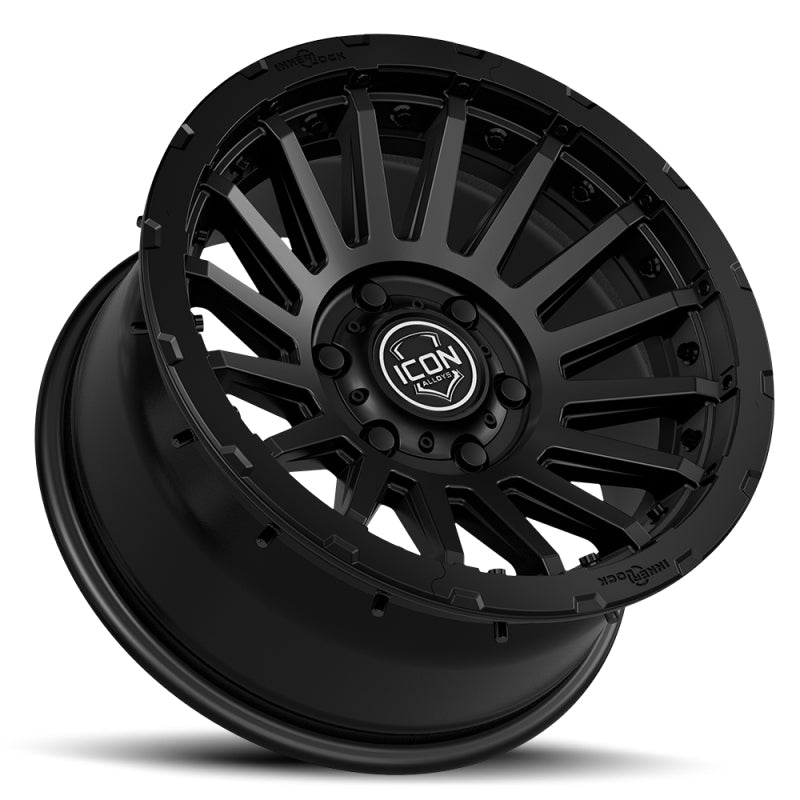 Icon Alloys Recon Pro Satin Black - 18 X 9 - 8 X 6.5- 12MM 5.5in BS