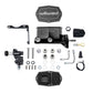 Wilwood Compact Tandem M/C Aluminum 1.00in Bore w/ Brkt/Valve/Push (Mopar) - Black E-coat