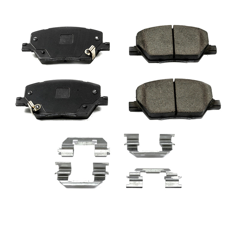 Power Stop 21-22 Jeep Compass Front Z17 Evolution Ceramic Pad w/Hardware