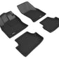 3D MAXpider 2015-2020 Audi A3/A3 Sportback E-Tron/RS3/S3 Kagu 1st & 2nd Row Floormats - Black