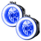 Oracle 06-10 Jeep Commander LED Fog Light Halo Kit - Blue