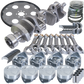 Eagle Chevy 350 1Pc 3.750in Crank 5.700in I-Beam Rod 4.000in Pistons 153 Tooth FP Balanced Assembly