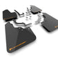 Rally Armor 2026 Honda Passport Black UR Mudflap - Orange Logo