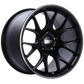 BBS CH-R 19x8.5 5x112 ET40 Satin Black Polished Rim Protector Wheel -82mm PFS/Clip Required