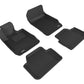 3D MAXpider 2006-2011 BMW 3 Series E90 Kagu 1st & 2nd Row Floormats - Black