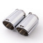 Remus Stainless Steel 102mm Angled Chrome w/Adj Clamp Tail Pipe Set (Pair)