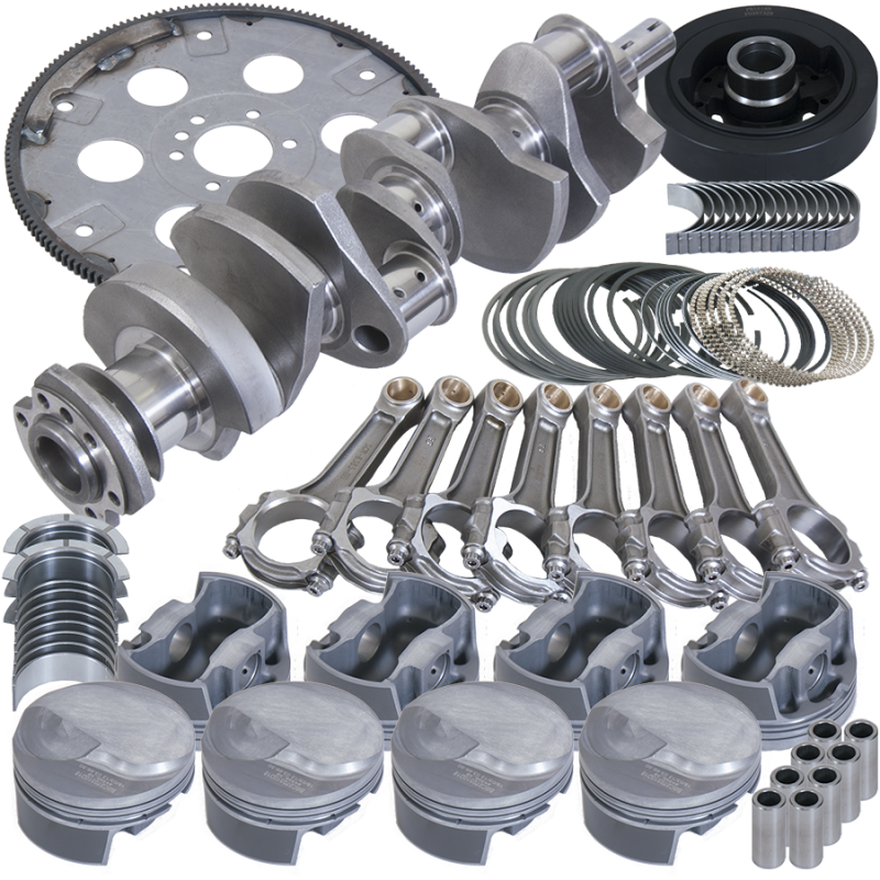 Eagle Chevy 454 4.250in Crank 6.385in I-Beam Rods 17cc Dome 4.350in Pistons Balanced Assembly