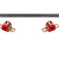 BMR 08-19 Dodge Challenger Rear Hollow 25mm Non-Adjustable Sway Bar Kit - Black Hammertone