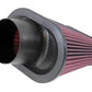 K&N Universal Air Filter 3 11/16in Flange x 8 3/4 x 5 1/2in Base x 6 3/8 x 3 3/16in Top x 7in Height