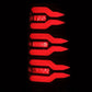 AlphaRex 99-06 Chevrolet Silverado/99-06 GMC Sierra LUXX-Series LED Tail Lights - Black/Red
