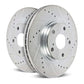 Power Stop 13-22 Ford F-350 Super Duty Front Drilled & Slotted Rotor - Pair
