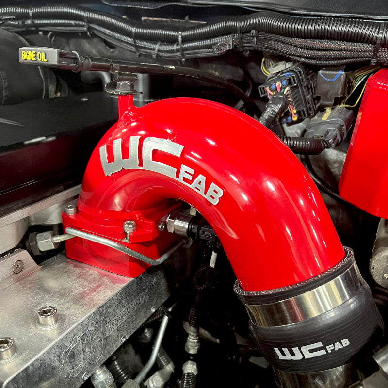Wehrli 03-09 Dodge 5.9L/6.7L Cummins (Non-Twin CP3) Upper Coolant Pipe - Deore Gold