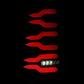 AlphaRex 99-06 Chevrolet Silverado Sierra LUXX-Series LED Tail Lights Alpha-Black