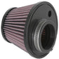 K&N Universal Clamp-On Air Filter 2.375in Flg ID x 5.21875in B OD x 3.5in T OD x 3.75in H