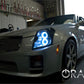 Oracle 03-07 Cadillac CTS LED Headlight Halo Kit - Green