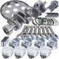 Eagle Chevy LT1350 1Pc 3.750in Crank 5.700in I-Beam 4.040in Pistons 168 Tooth FP Balanced Assembly