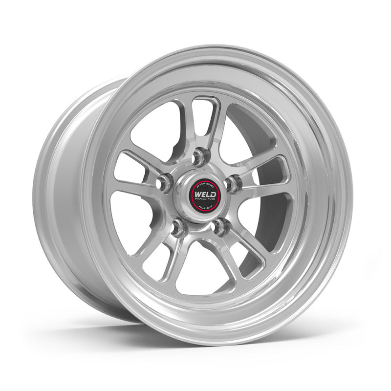 Weld S70 15x4 / 5x4.75 BP / 1.5in. BS Polished Wheel (Medium Pad) - Non-Beadlock