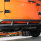 Fishbone Offroad 07-18 Jeep JK 4 Door Wrangler JK Steel Rock Sliders - Blk Textured Powdercoat