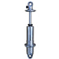 Ridetech Polished HQ Coilover Shock Single Adjustable 6.3in Stroke / 2in Stud Mount - Single