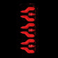 AlphaRex 87-96 Ford Bronco/F-150 Luxx-Series LED Tail Lights - Alpha-Black