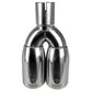 aFe Takeda 304 Stainless Steel Clamp-on Exhaust Tip Polished 2-1/2ininlet x 3-1/2in Outlet X 12in L