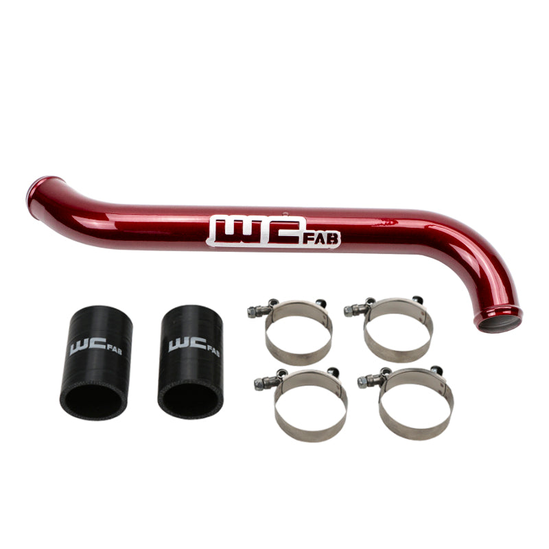 Wehrli 11-16 Chevrolet 6.6L LML Duramax Upper Coolant Pipe - Chevy Orange