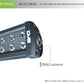 DV8 Offroad BRS Pro Series 12in Light Bar 72W Flood/Spot 3W LED - Black