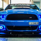Oracle Ford Mustang 10-12 LED Halo Kit - Projector Headlights - Blue