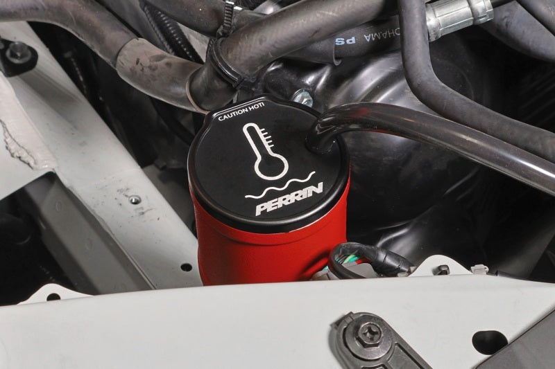 Perrin 13-25 Subaru BRZ / 04-21 Subaru STI / 02-25 Subaru WRX Coolant Overflow Tank - Red