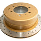 DBA 96-97 Lexus LX450 / 8/92+ Toyota Landcruiser Rear Drilled & Slotted Street Series Rotor