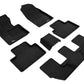 3D MAXpider 15-25 Volvo X90 (T5/B5) / XC90 (T6/B6) 7-Seat Elegant 1st 2nd & 3rd Row Floormats - Blk