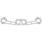 Cometic Chevrolet 348/409 W-Series Big Block V8 .064 AM Exhaust Manifold Gasket Set