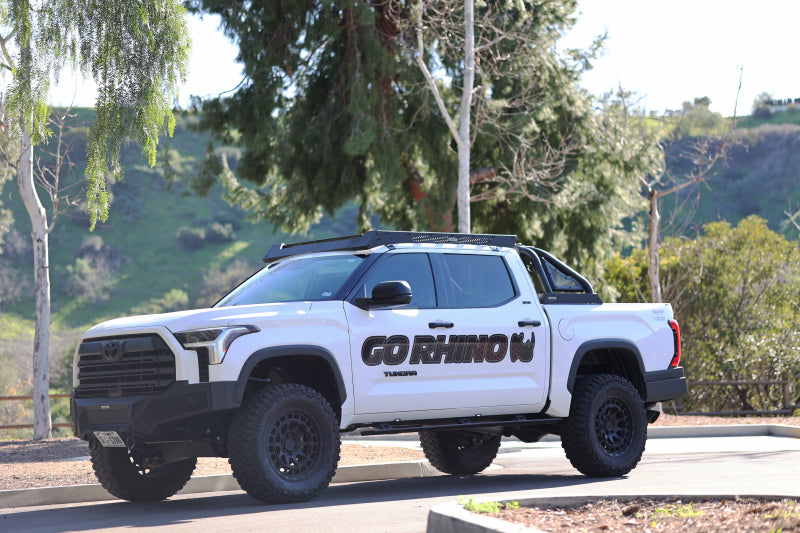 Go Rhino 2022+ Toyota Tundra Sport Bar 2.0 w/ Power Actuated Retractable Light Mount - Tex Blk