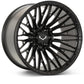 Vossen VFX-04 24x10 - 8x170 - ET+15 - Deep - 125.1 - Satin Black Wheel