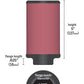 K&N Filter Universal Rubber Filter 1-11/16in FLG / 3in OD / 5in Height