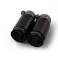 Remus Stainless Steel 84mm Black Chrome Straight w/Carbon Insert Tail Pipe Set (Pair)