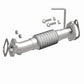 BRE Exhaust 12-17 ACCENT RIO 1.6L Front Pipe Kit