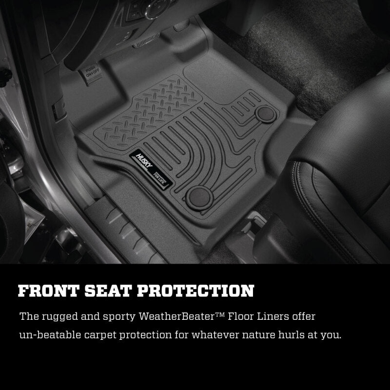 Husky Liners 20-21 Chrysler Pacifica Hybrid Touring Weatherbeater Front Floor Liner - Black