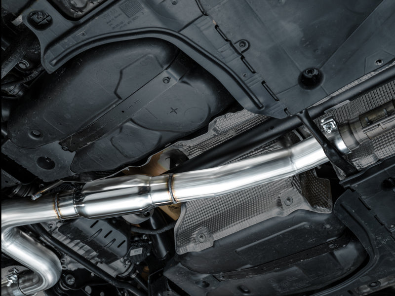 AWE MK8 Volkswagen Golf R Touring Edition Exhaust - Chrome Silver Tips
