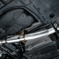 AWE MK8 Volkswagen Golf R 3in Track Edition Quad Exhaust - Diamond Black Tips