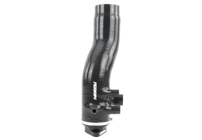 Perrin 2015+ Subaru WRX Black 3in Turbo Inlet Hose w/ Nozzle