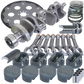 Eagle Chevy 350 1Pc 3.750in Crank 6.000in I-Beam Rod 4.060in Pistons 168 Tooth FP Balanced Assembly