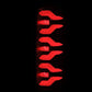 AlphaRex 87-96 Ford Bronco/F-150 Luxx-Series LED Tail Lights - Black