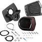 K&N Street Metal Intake System for 08-16 Harley Davidson Touring Models - Shaker Black