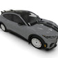 Rally Armor 2021-24 Ford Mach-E Rally Edition Black UR Mud Flap Metallic Black Logo