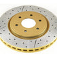 DBA 04-12 Nissan Pathfinder 4.0L Front Drilled & Slotted Street Series Rotor