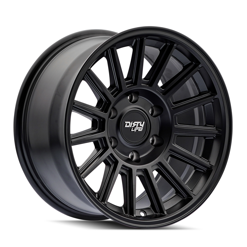 Dirty Life Journey 9316 17x8.5 / 5-127 BP / 0mm Offset / 78.1mm Hub Matte Black Wheel
